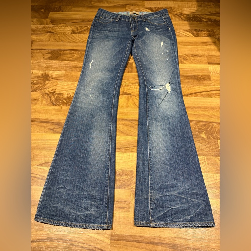 PAIGE Blue Flare & Wide Leg Jeans